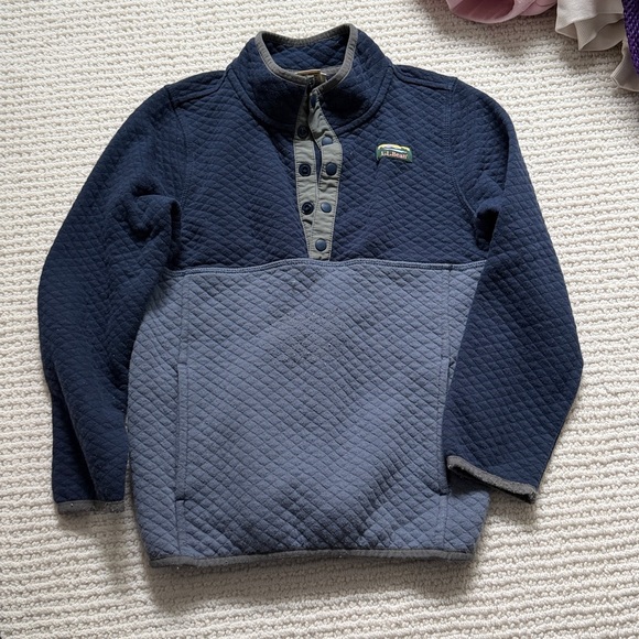 L.L. Bean Other - LlBean Kids' blue and light blue Fleece Pullover